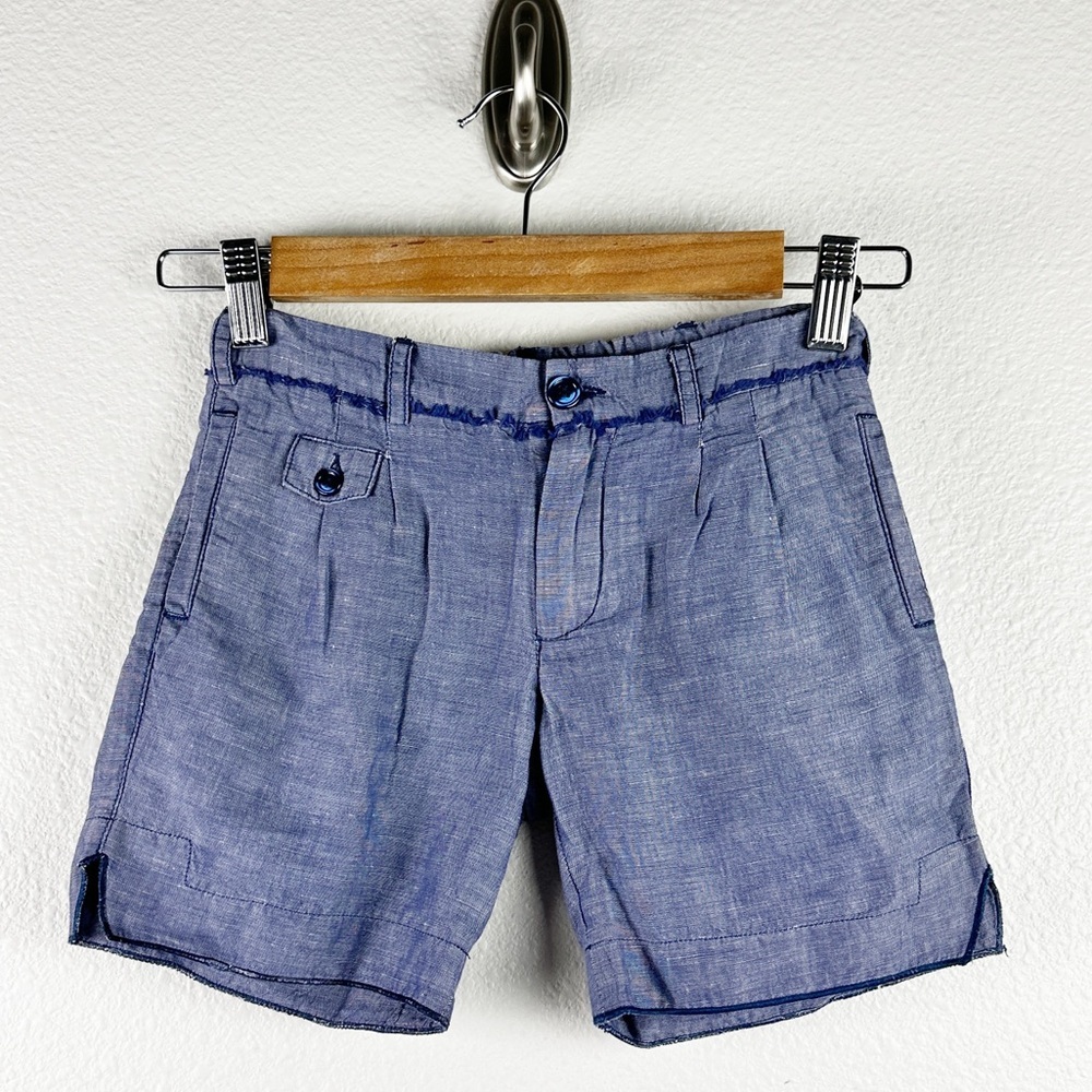 Dolce & Gabbana Kids Chambray‎ Shorts Size 4 Designer Coastal Preppy